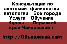 Консультации по анатомии, физиологии, патологии - Все города Услуги » Обучение. Курсы   . Пермский край,Чайковский г.